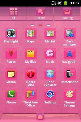 GO Launcher EX Theme Pink (Android) software credits, cast, crew of song